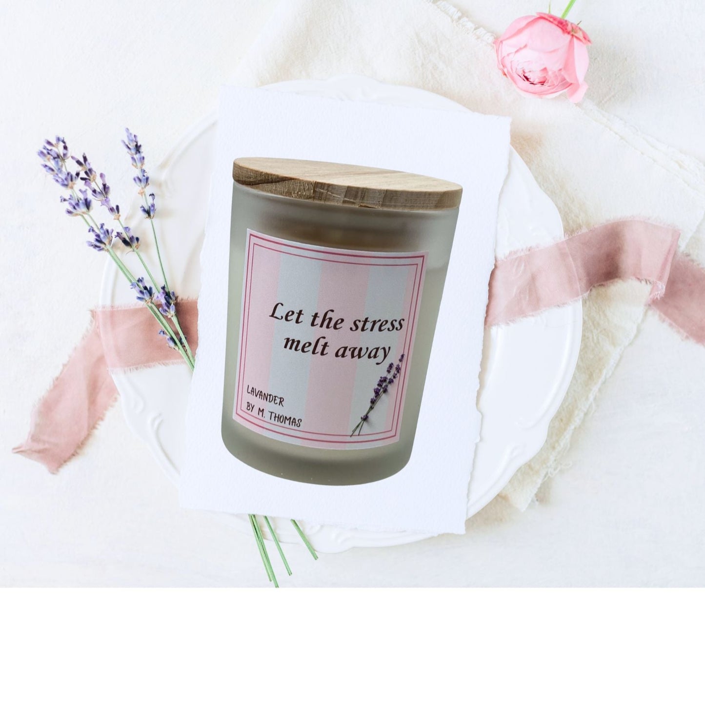 Lavander Scented Candle