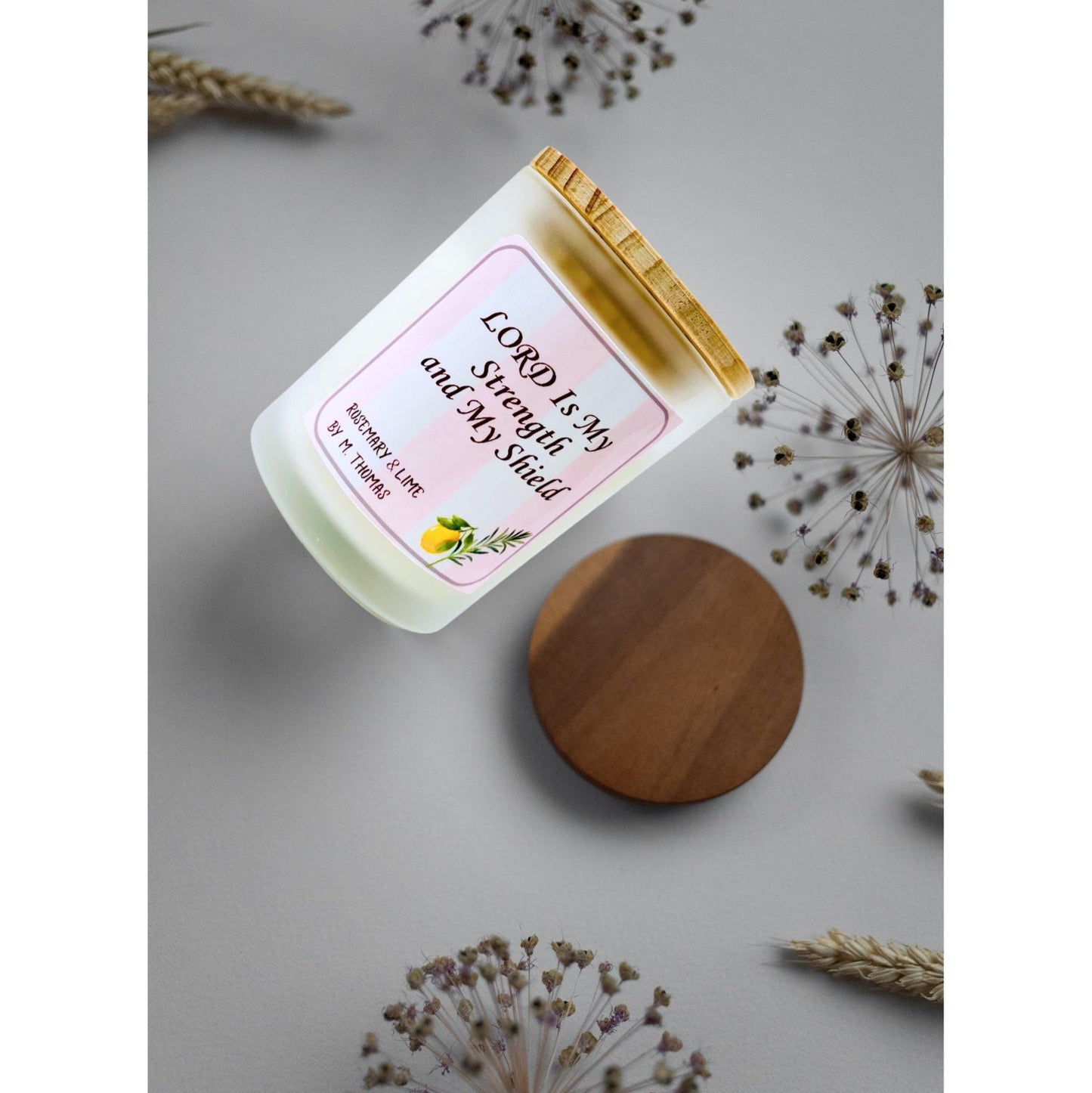 Rosemary & Lime Scented Candle