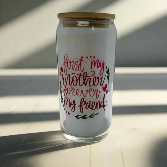Mother's Day Glass Cup