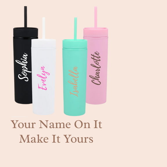 Colored Skinny Tumblers