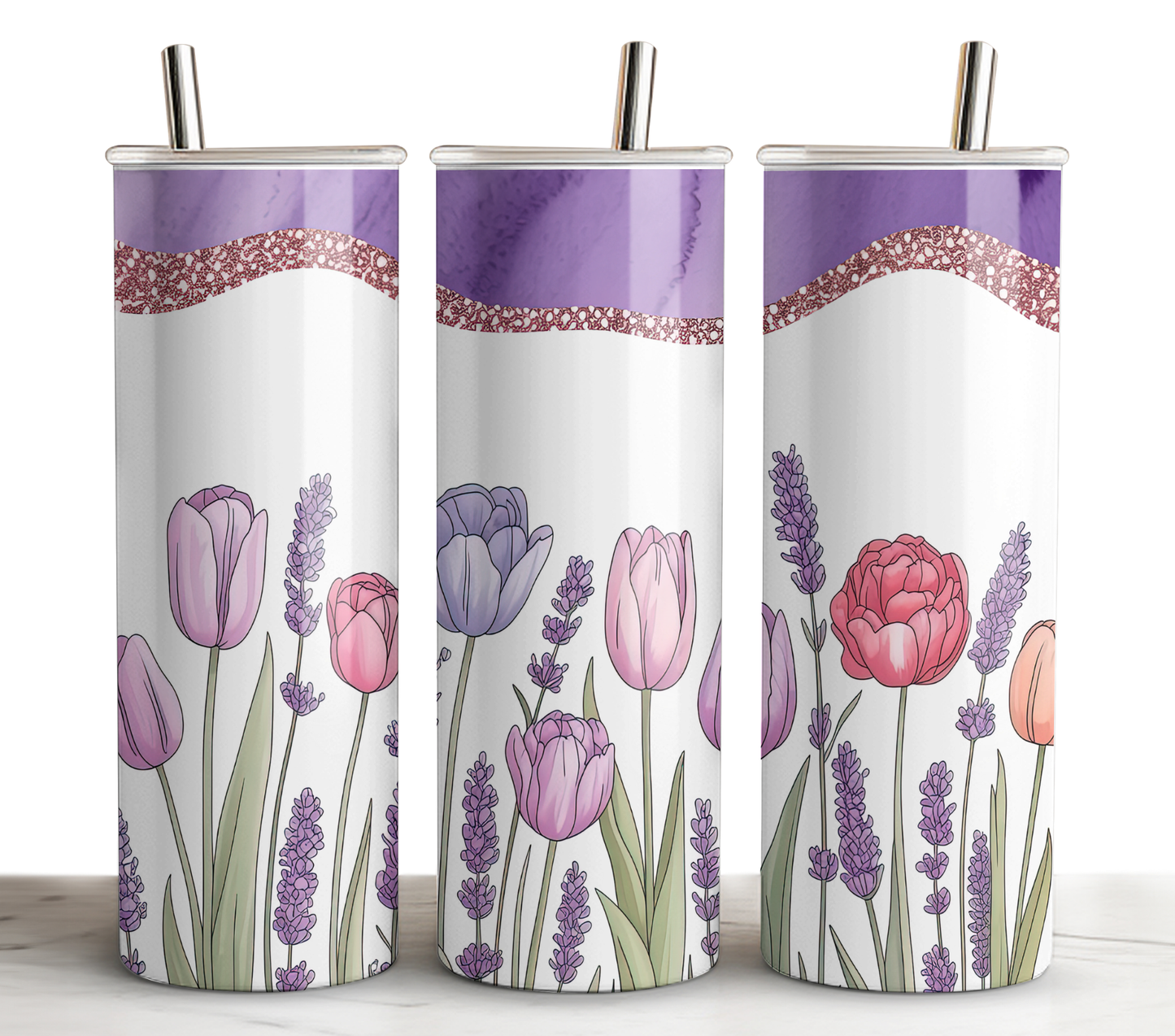 Spring Collection - Bright colorful Tulips