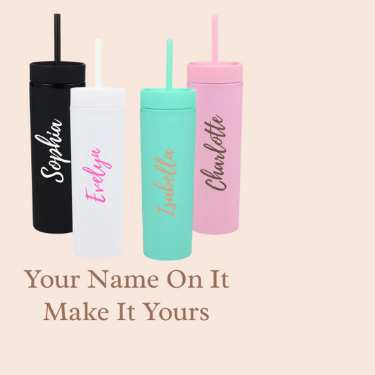 Colored Skinny Tumblers